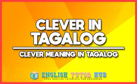cleaver in tagalog meaning